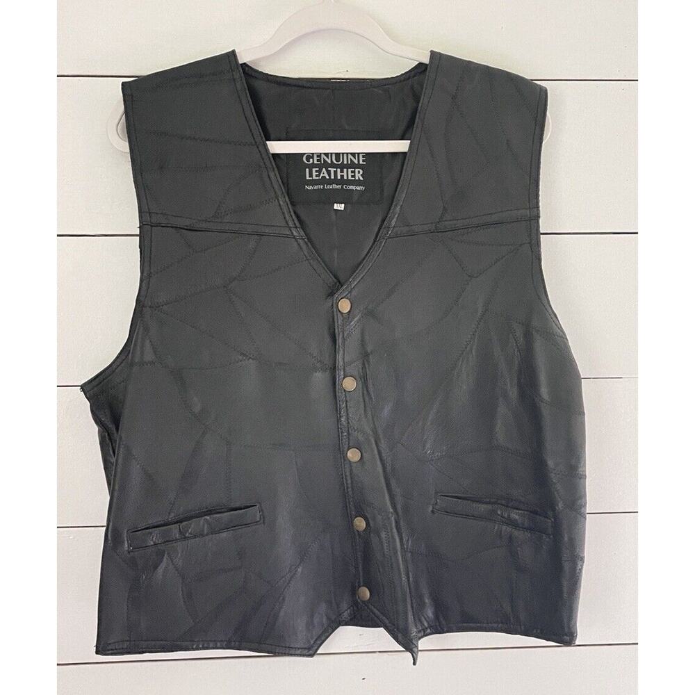 Italian Stone Design Genuine Leather Navarre Leather Company Patchwork Size XXL